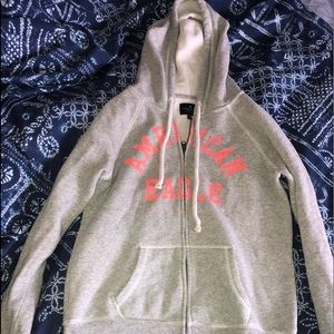 American Eagle Zip up Hooded Sweatshirt